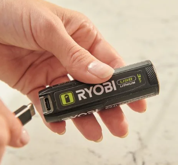 Ryobi RB4L30 N.1 Batteria USB Lithium 3.0Ah e Power Bank