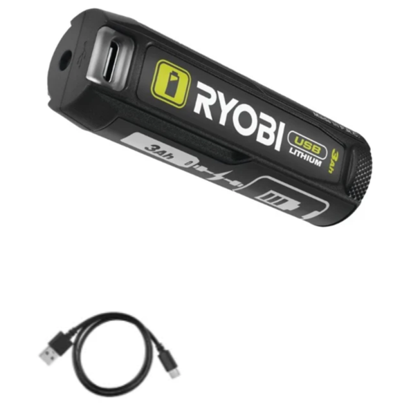 Ryobi RB4L30 N.1 Batteria USB Lithium 3.0Ah e Power Bank