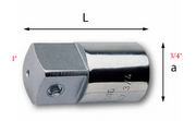 Usag 247 3/4 - Raccordo aumentatore , femmina 3/4" a maschio 1"