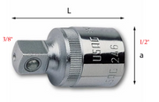 Usag 246 1/2 - Raccordo riduttore da femmina 1/2" a maschio 3/8"