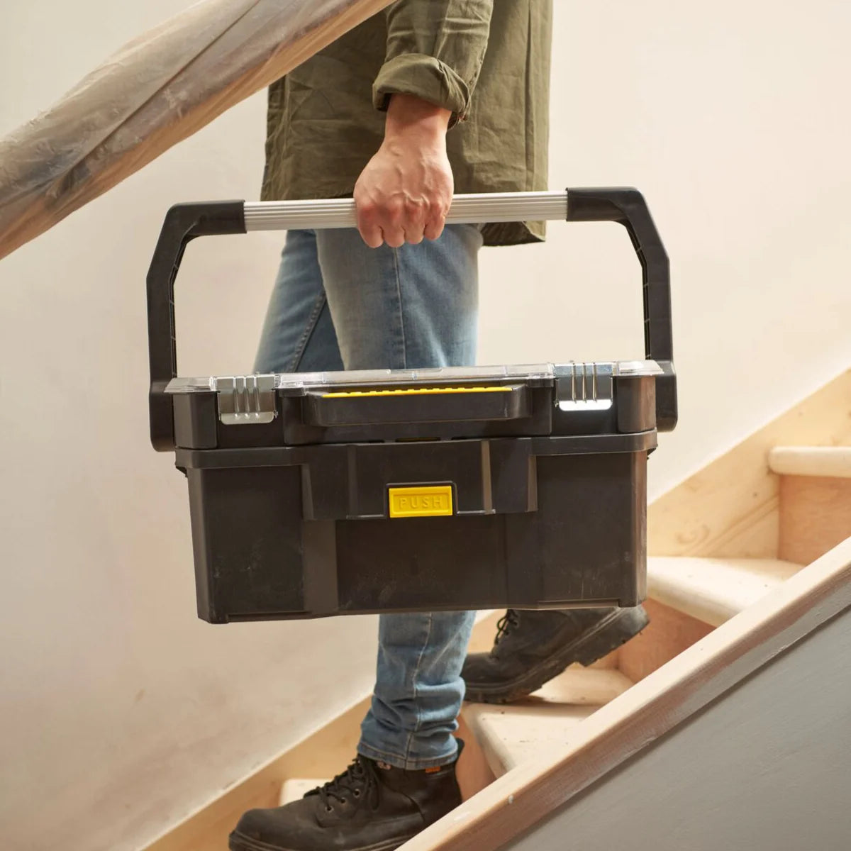 Stanley STST1-70317 - Cassetta Porta Utensili 19 e 24" con Organizer separabile