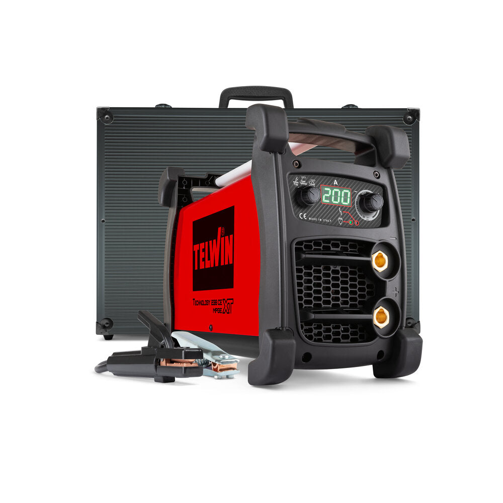 Telwin TECHNOLOGY 238 XT CE/MPGE - Saldatrice inverter ad elettrodo MMA e TIG - 200A