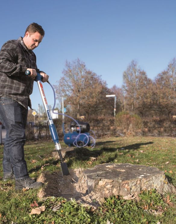 Scheppach AERO SPADE - Martello pneumatico vanga e demolitore 5 in 1