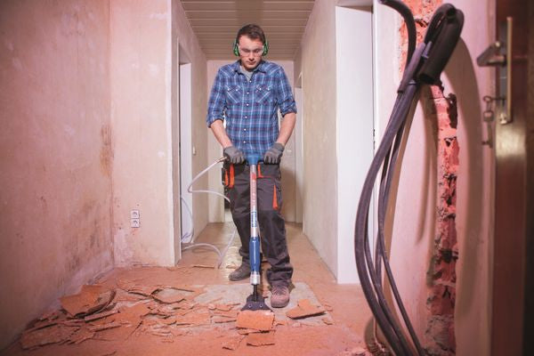 Scheppach AERO SPADE - Martello pneumatico vanga e demolitore 5 in 1