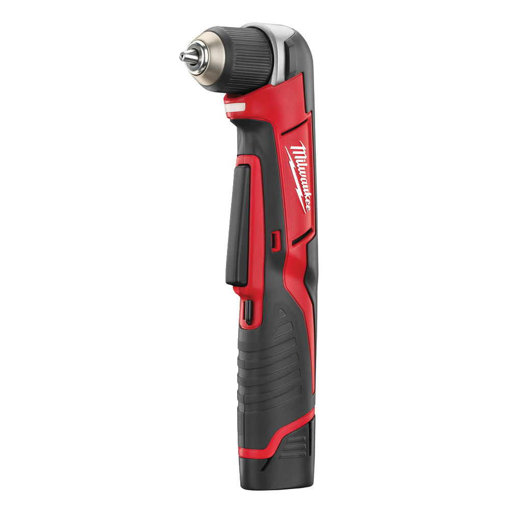 Milwaukee C12 RAD-202B - Trapano avvitatore angolare a batteria 12V, 2 x 2Ah in borsone