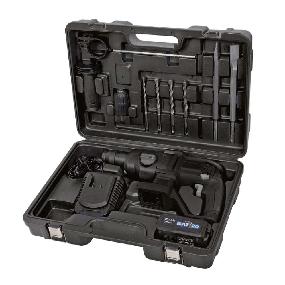 Ribimex PRBAT20/PERFPRO - Martello perforatore SDS 20V - 4.0 Ah - RBAT20