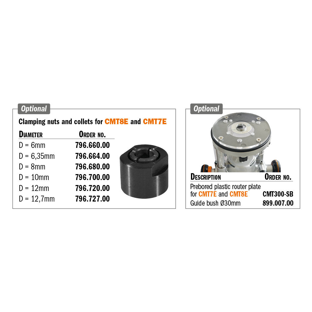 CMT CMT7E - Elettrofresatrice 2400W