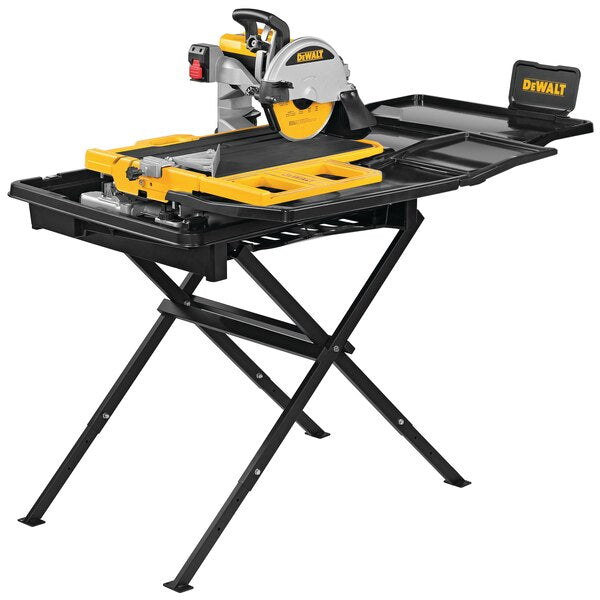 Dewalt D36000-QS - Tagliapiastrelle elettrico ad acqua con tavolo di grande capacità