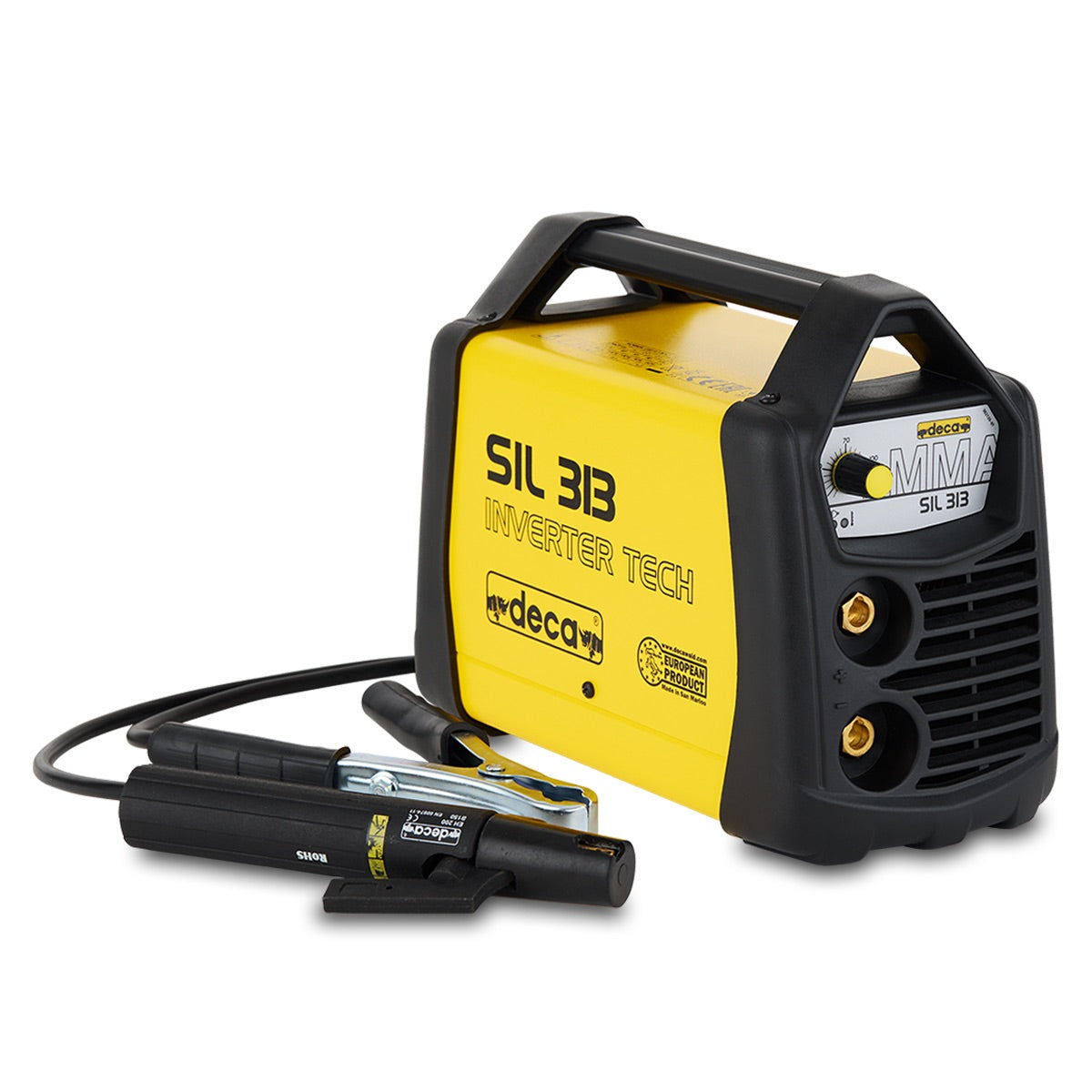 Deca SIL 313 - Saldatrice inverter (130 A) con KIT completo pronta all'uso