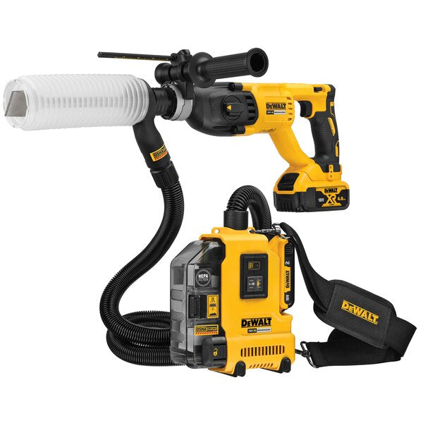Dewalt DWH161D1-QW - Aspiratore a batteria per tassellatori