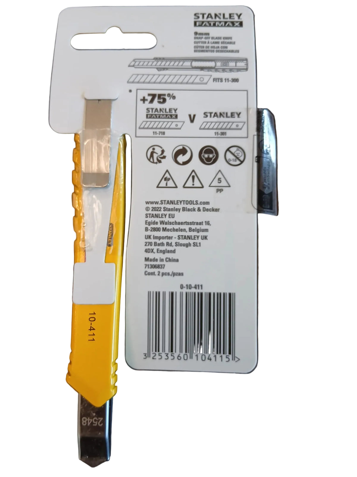 Stanley 0-10-411 (9mm) Cutter taglierino
