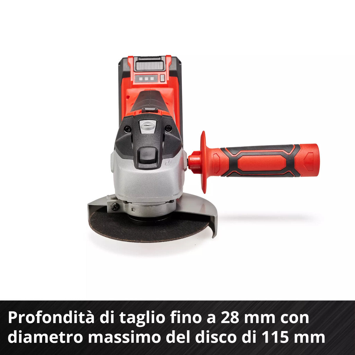 Einhell TC-AG 18/115 LI - Solo - Smerigliatrice angolare a batteria (Solo corpo)