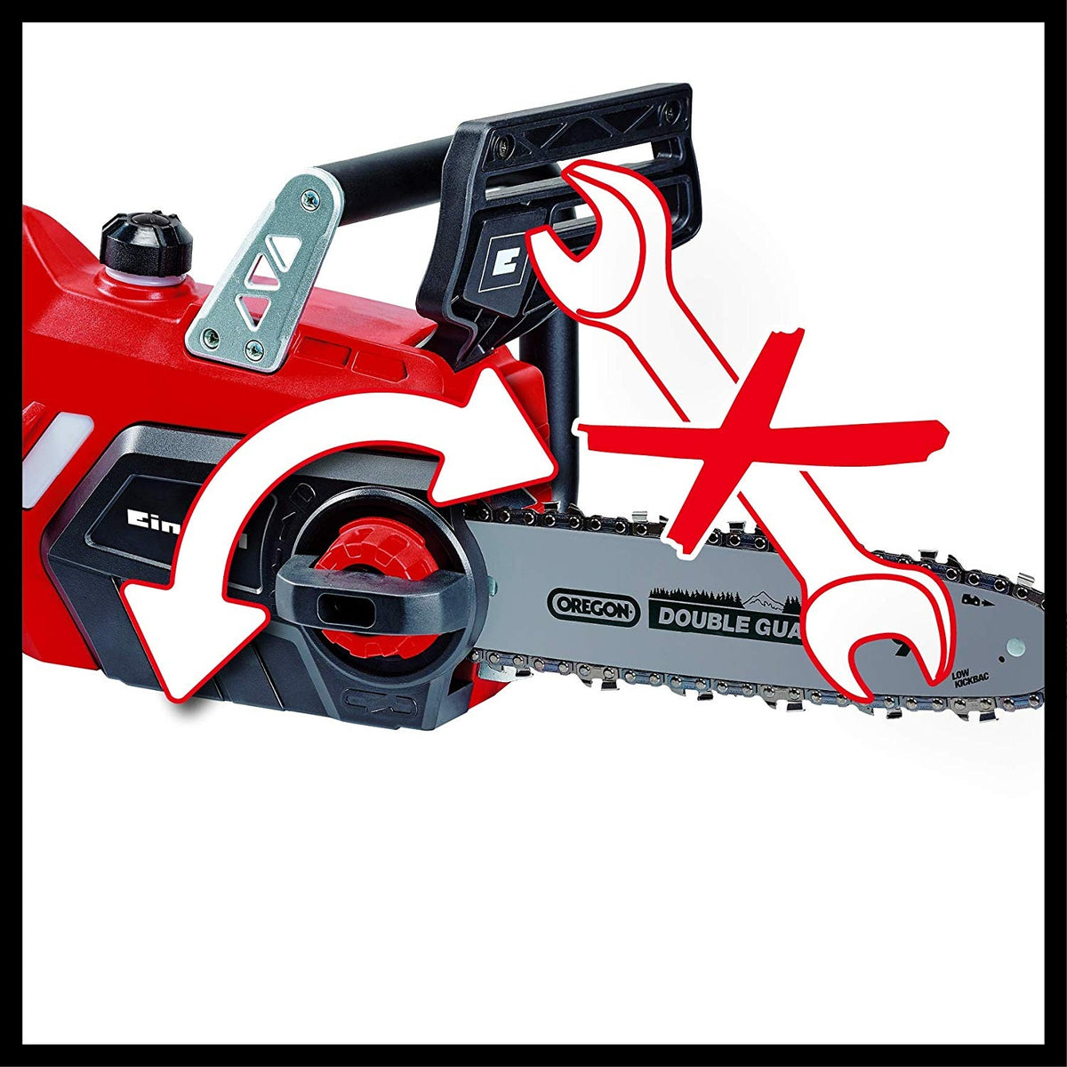 Elettrosega a batteria Einhell GE-LC 18 Li solo Sega elettrica