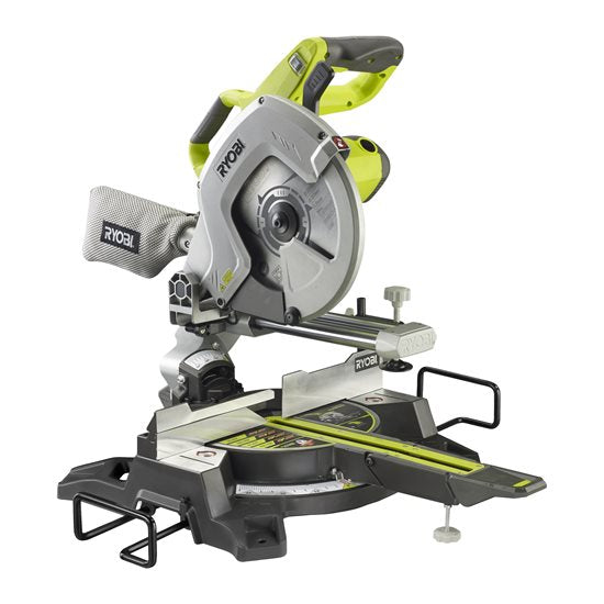 Ryobi EMS254L - Troncatrice radiale per legno, 2000W e disco 254mm