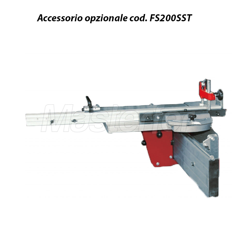 accessorio opzionale piano scorrevole  vista anteriore