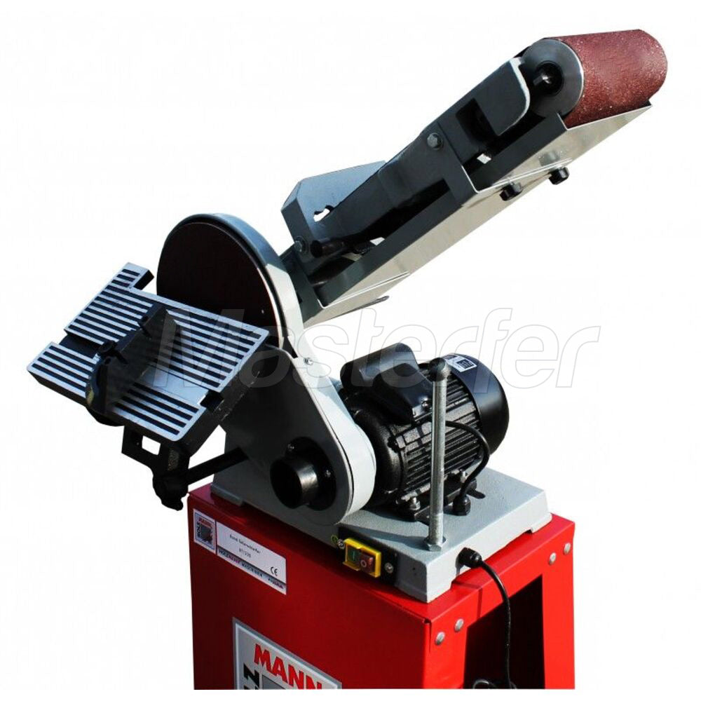 Levigatrice a nastro più disco Holzmann BT1220 con piano inclinato
