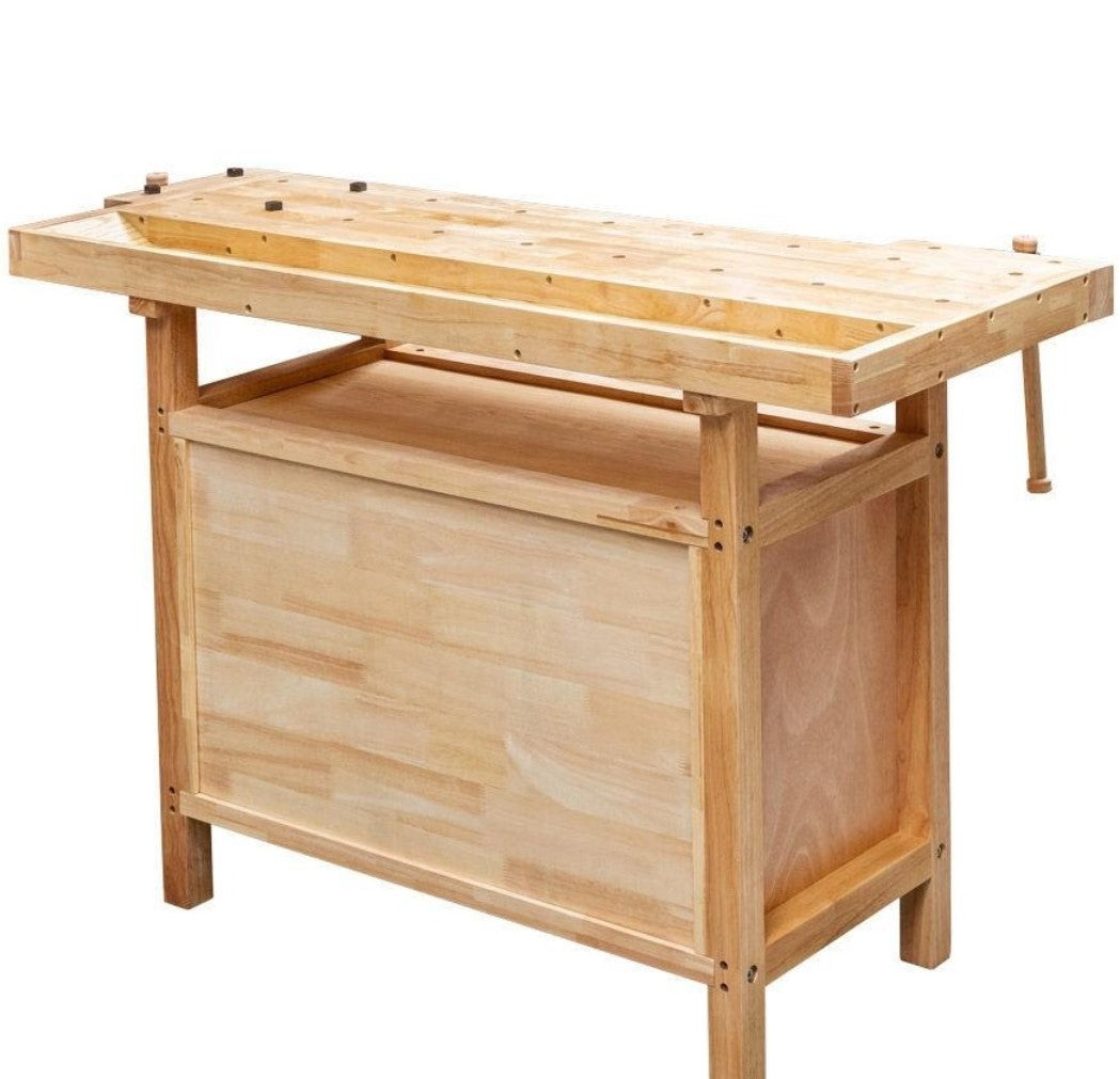 HOLZMANN wb138c Banco da lavoro in legno con cassetti e morse