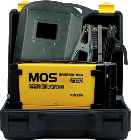 Saldatrice inverter Deca MOS 210 GEN (165 A) con KIT completo pronta all'uso