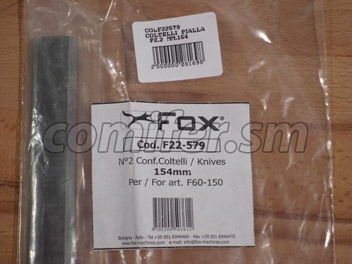 Coltelli piallatura 154mm Fox F22-579