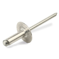 Rivetti alluminio Testa larga - Alluminio / Acciaio 4,80 mm