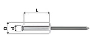 Rivetti - Testa Cilindrica - Inox A2 / Inox A2