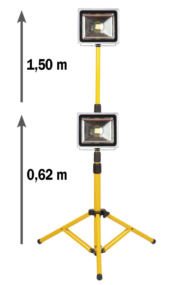 Proiettore su treppiede da cantiere 30W Ribitech PRSPOT32TTP