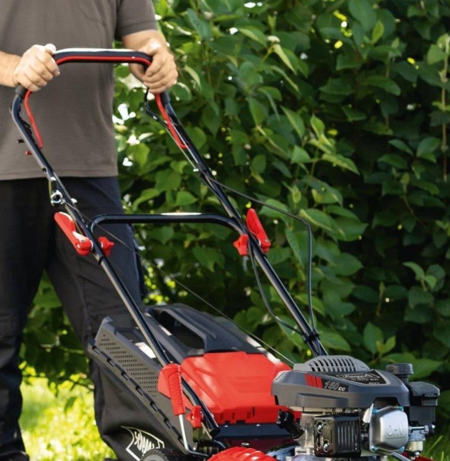 Scheppach MS161-46 taglio 46 cm, trazione integrale semovente 150 cc 6in1