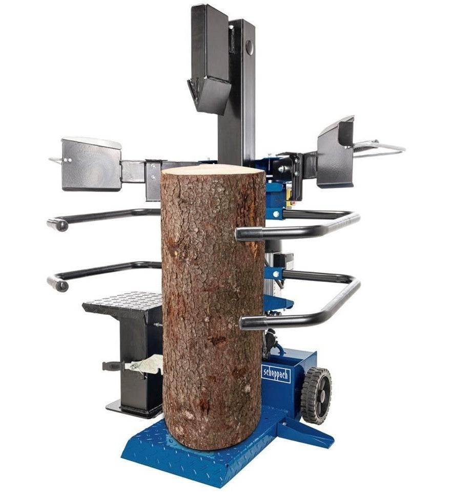 Scheppach compact 8t 230v Spaccalegna elettrico verticale 8 tonnellate 3150w