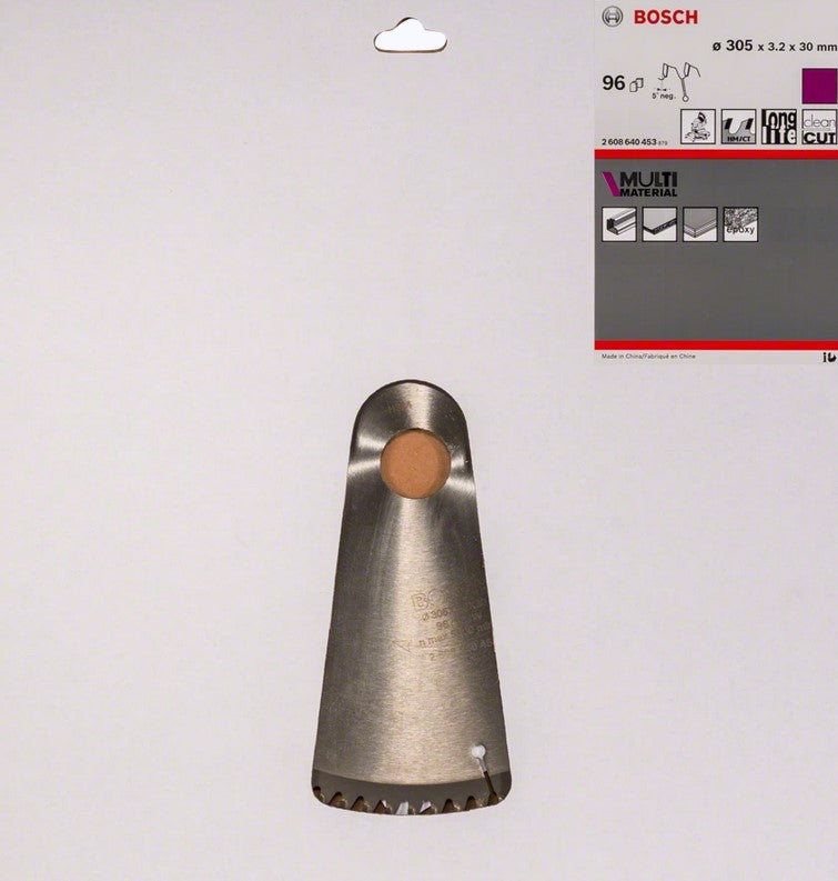 Bosch 2608640453 Disco multimateriale 305x30mm,denti 96,velocità max 5000 (giri/min)