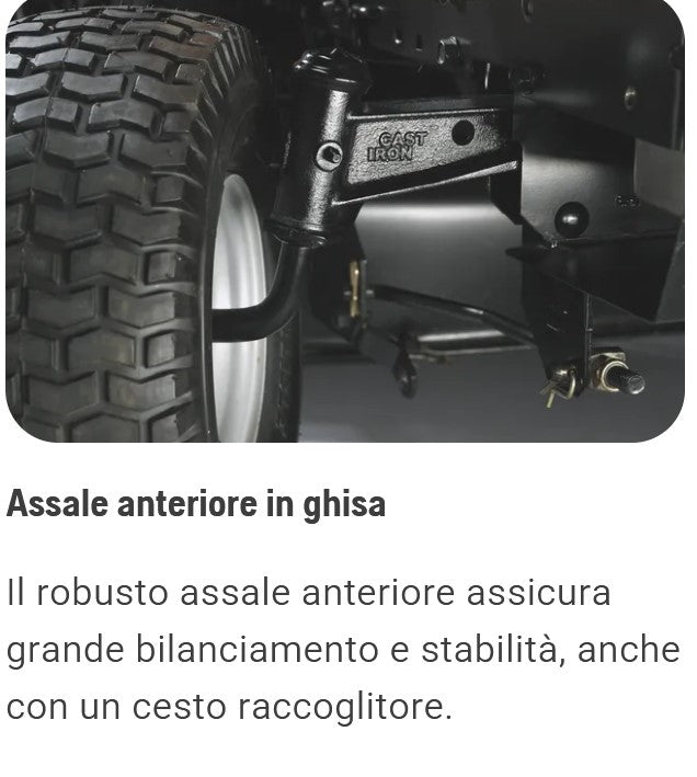 Trattorino scarico laterale Husqvarna TS 142T
