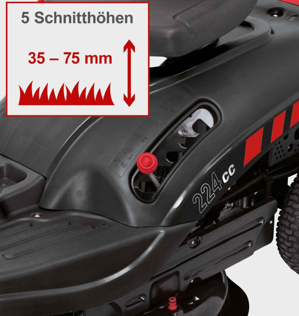 Scheppach mr224-61 Minirider benzina 224 cc 5 kW taglio 61 cm