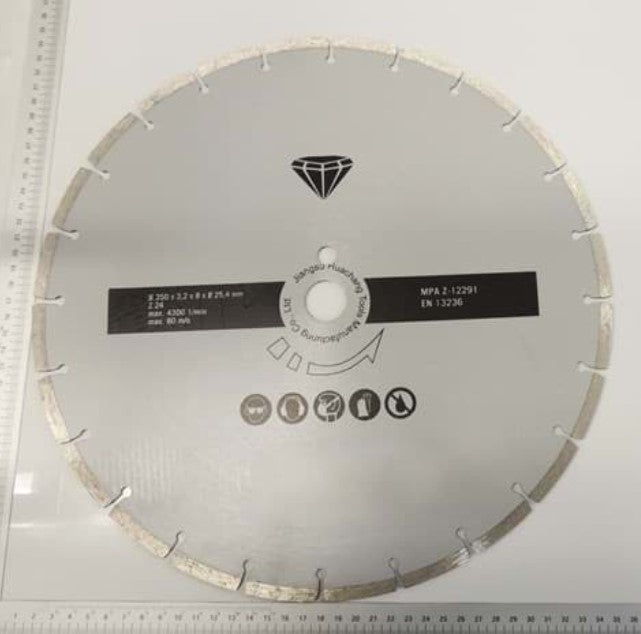 Scheppach Disco da taglio diamantato segmentato Ø 350 x 25,4 mm