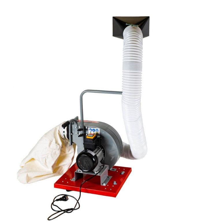 Holzmann ABS850DBK 230V Aspiratrucioli portatile con ruote