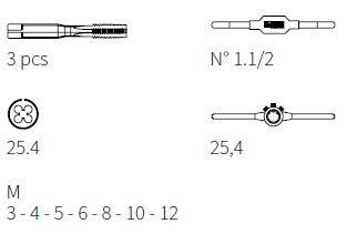 Krino 17012532 ASSORTIMENTO MASCHI/FILIERE M.3-12
