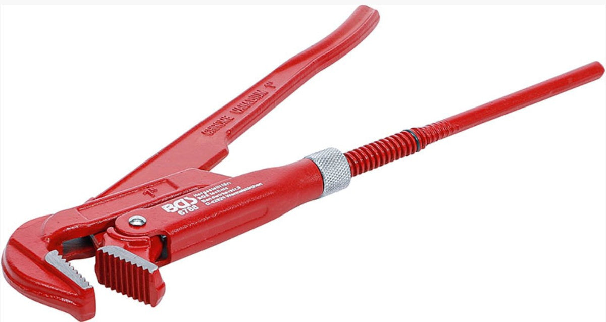Fermec BGS6788 GIRATUBI MODELLO SVEDESE, CON GANASCE PIANE A 90° 1"