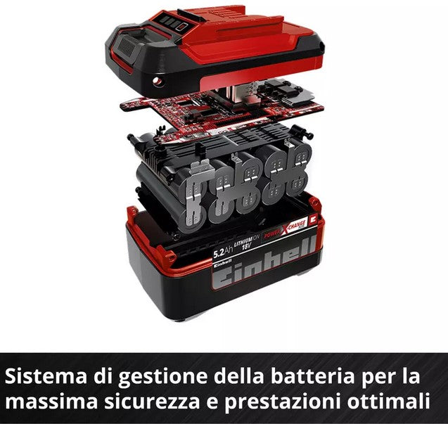 Einhell due batterie da 5,2Ah , 18v PXC-Twinpack