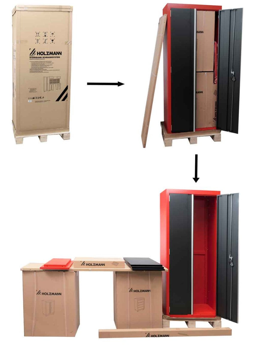 HOLZMANN WESS13 Arredamento modulare per officina economico