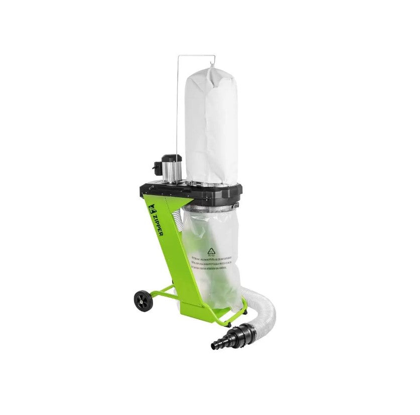 Zipper zi-asa550b aspiratrucioli carrellato 220v , 550w