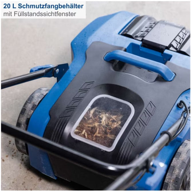 Scheppach c-s610-x Spazzatrice 20v larghezza lavoro 610mm , solo copo macchina