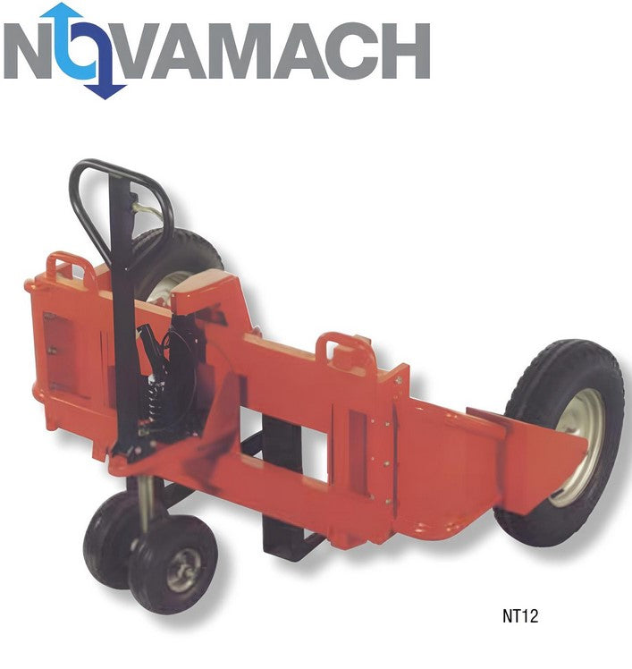 Novamach NT12 transpallet a carrello per suoli disconnessi , impervi e avvallamenti , 1200 kg