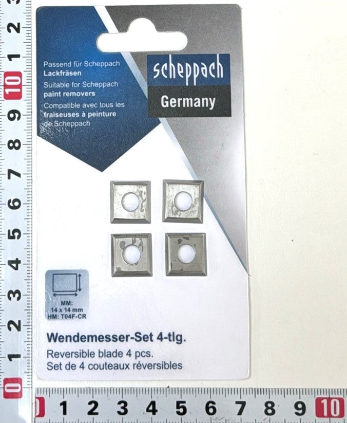 Kit 4 coltellini ricambio per lfr720 Scheppach