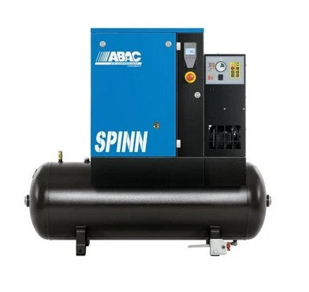 Abac SPINN 5,5 YD serbatoio 200 litri con Infologic2 Basic Controller ed essiccatore , 10 bar , l/min 780 , 400v