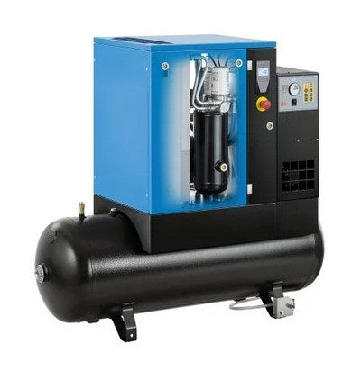 Abac SPINN 5,5 YD serbatoio 200 litri con Infologic2 Basic Controller ed essiccatore , 10 bar , l/min 780 , 400v