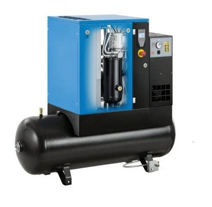 Abac SPINN 5,5 YD con Infologic2 Basic Controller ed essiccatore , 270 litri , 10 bar , l/min 780 , 400v