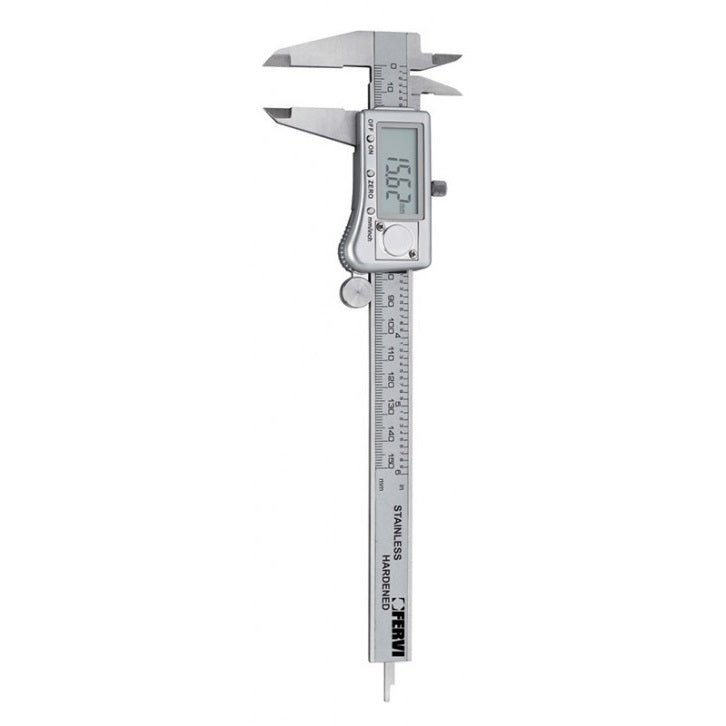 Fervi C033/150 - Calibro elettronico digitale inox