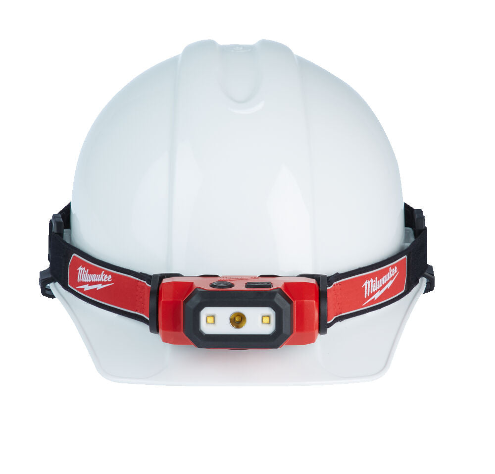 Milwaukee L4 HL-301 - Lampada frontale ricaricabile con USB - 475 Lumens 