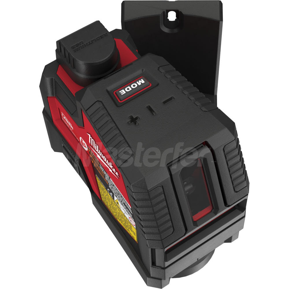 Milwaukee L4 CLL-301C - Livella laser verde ricaricabile USB a due linee 
