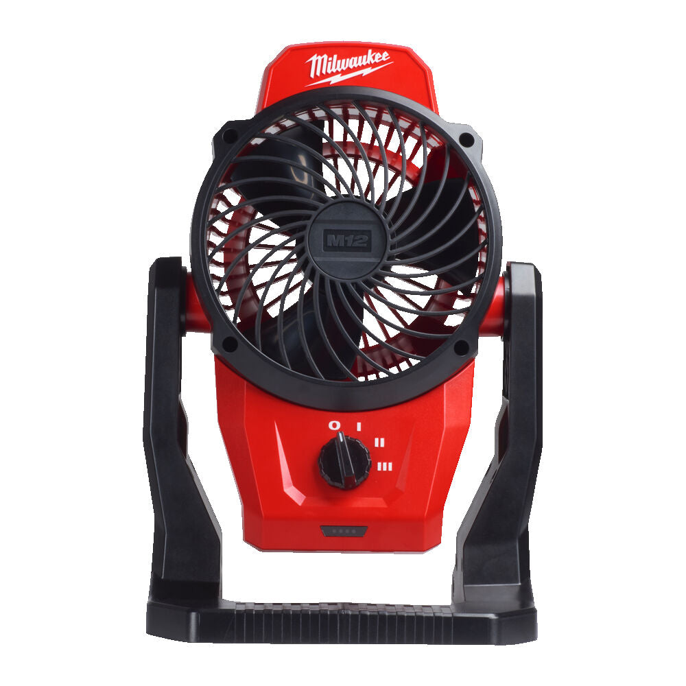 Milwaukee M12 AF - Ventilatore a batteria 12V - senza batterie e caricabatterie