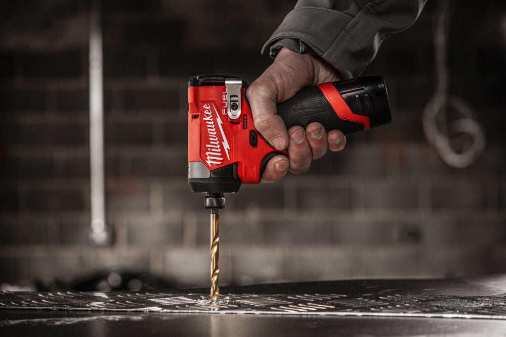 Milwaukee M12 FID2-401X - Avvitatore ad impulsi compatto attacco ¼ HEX Fuel - 1 batteria 4Ah