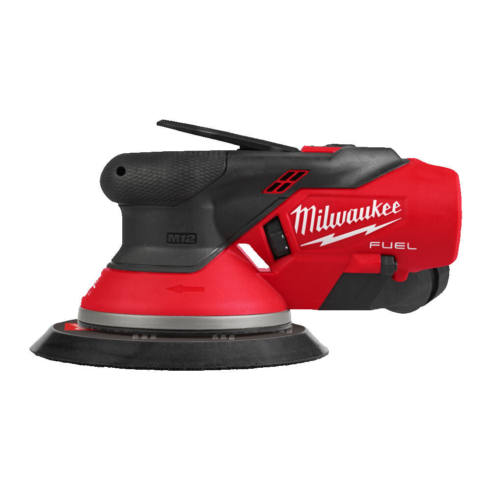 Milwaukee M12 FROS5-502X - Levigatrice palmare rotorbitale 150MM a batteria 12V - 2 x 5Ah